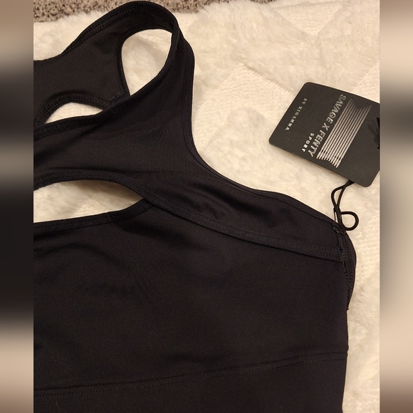 NWT-Savage X Fenty Black Sports Bra - Picture 6 of 14